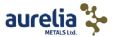 Aurelia Metals ASX:AMI